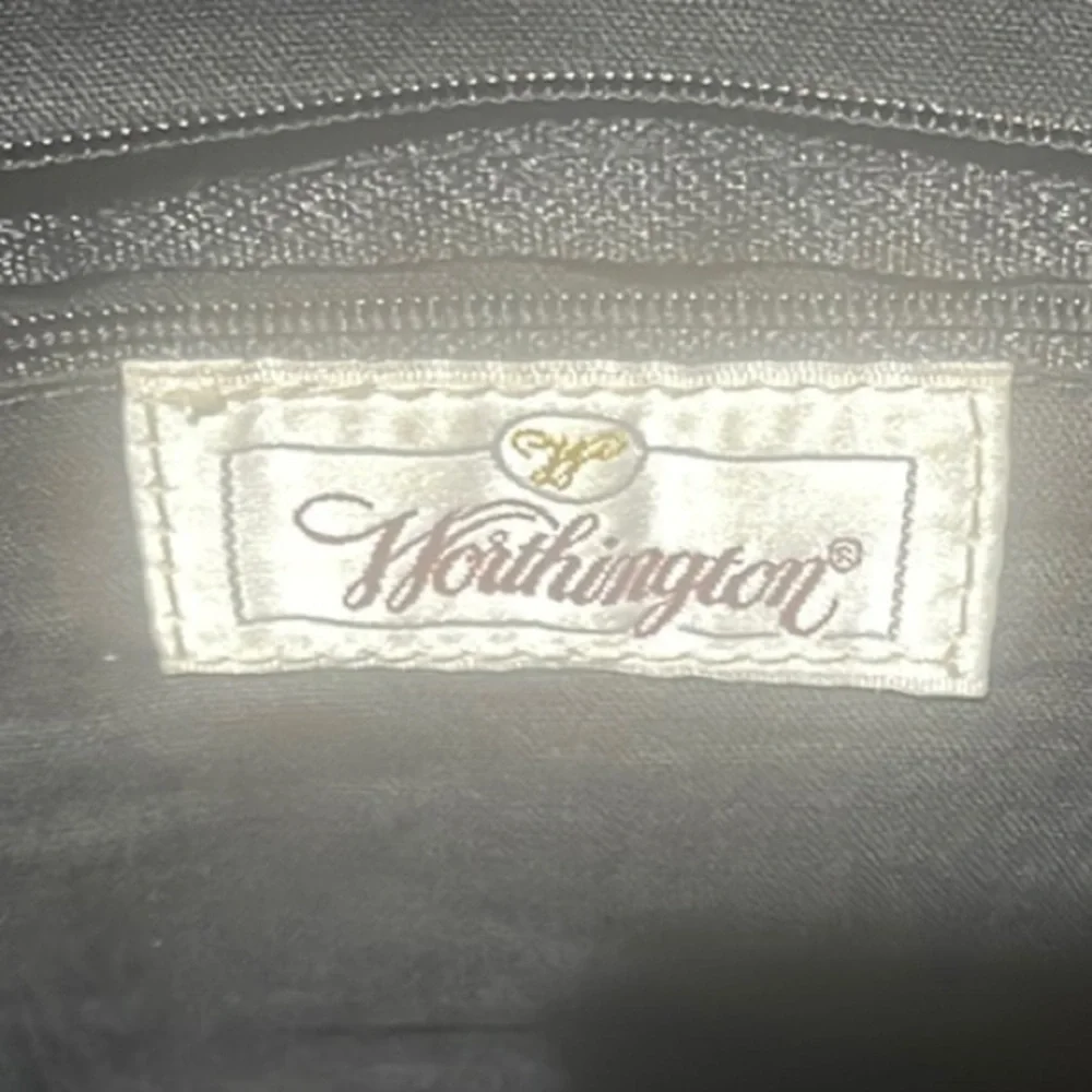 Worthington Black and Gold Geometric Shoulder Bag - Picture 2 of 14